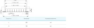 Решетка вентиляционная Вентс ОРГ 200х150 №4