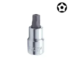 Головка з насадкою 5-гранною TOPTUL TORX T20 37 мм 1/4" з отвором BCNA0820 №1