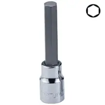 Насадка шестигранник HEX TOPTUL 7 мм 100мм 1/2" BCEA1607