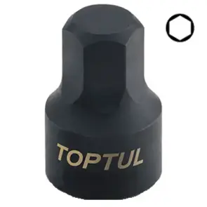 Головка-бита 1/4" HEX TOPTUL 4 мм (цільна) BCDB0804 №1