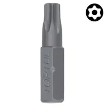 Біта TORX з отвором TOPTUL 1/4" 25 мм T27 FSGA0827