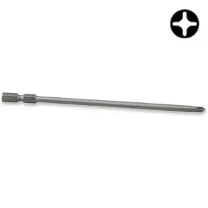 Насадка для шурупокрута TOPTUL 1/4" 100 мм PH2 магнітна Anti-Slip FSMB0802 №1