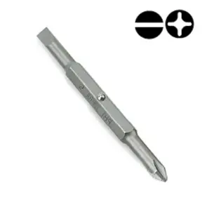 Бита двухсторонняя TOPTUL 1/4" PH1хSL5 L75мм FKAA0105 №1
