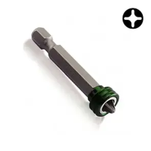 Бита магнитная TOPTUL 1/4" 50мм PH2 под шуруповерт Quick Change FQBB0802 №1