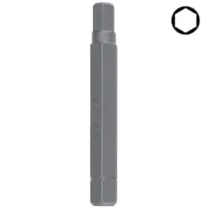 Бита шестигранная TOPTUL 10мм L-75мм HEX 4мм FSDB1204 №1
