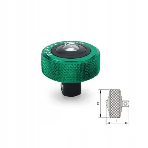 Міні трещітка дискова 1/4" TOPTUL 52 зубця CAUB0826 №2