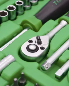 Тріскачка для торцевих головок 1/4" TOPTUL 36 зубців CJBG0815 №3