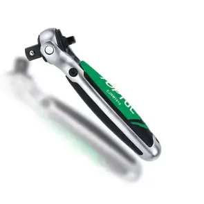 Трещотка 1/2" с шарниром (360°) TOPTUL 72 зубца укороченная 1/4"х1/2" CJMM1616 №1
