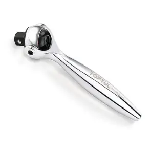 Міні трещітка 1/4" з шарніром (360°) 90 зубців TOPTUL CHKX0810 №1