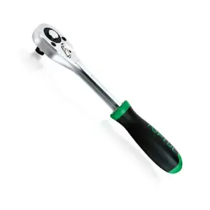 Трещотка для торцевых головок 1/2" 24 зубца (резиновая ручка) TOPTUL CJBC1627 №1