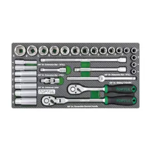 Трещотки и головки в ложементе 3/8" 30ед. TOPTUL GEA3005 №1