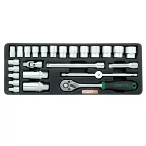 Набор головок с трещоткой в ложементе 3/8" 25ед. TOPTUL GCAT2501 №1