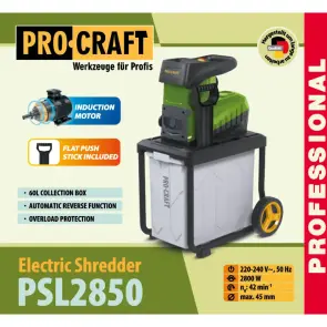 Подрібнювач гілок Procraft PSL2850 №2