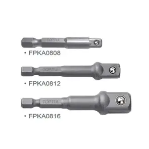 Набір перехідників під шурупокрут 1/4" 3 од. TOPTUL (1/4", 3/8", 1/2") GAAR0301 №1