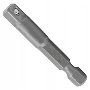 Перехідник для головок під шурупокрут TOPTUL 1/4"х1/4" L50 (6-гр.-квадрат) FPKA0808 №1