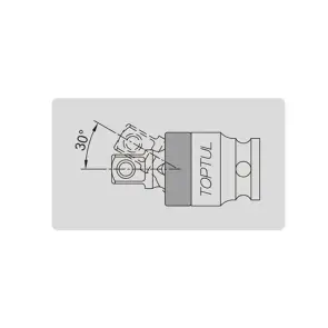Кардан ударный 1/2" TOPTUL усиленный KACN160B №2
