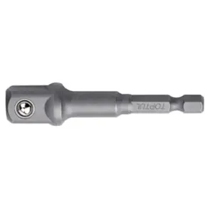 Адаптер для торцевих головок під шурупокрут TOPTUL 1/4"х1/2" L72 (6-гр.-квадрат) FPKA0816 №1