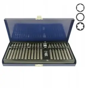 Набір біт 10 мм HEX, TORX, SPLINE 40од. СТАНДАРТ SDBS0040 №1