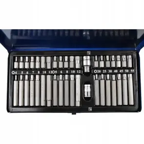 Набір біт 10 мм HEX, TORX, SPLINE 40од. СТАНДАРТ SDBS0040 №3
