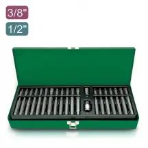 Набор бит TOPTUL 10мм HEX,TORX,SPLINE 40ед. GAAD4002