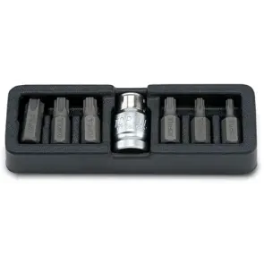 Набор биты для отвертки TORX TOPTUL 10мм T25-T55 7ед. GAAT0705 №1