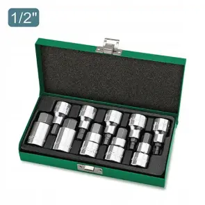 Набір головок-біт шестигранник TOPTUL 1/2" Н4-Н19 GAAD1007 №1
