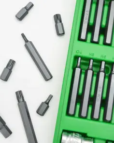 Профессиональный набор бит TORX, HEX, SPLINE, RIBE, SQ 60ед. TOPTUL GCAI6003 №4