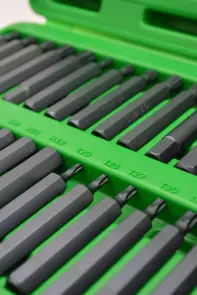Профессиональный набор бит TORX, HEX, SPLINE, RIBE, SQ 60ед. TOPTUL GCAI6003 №5