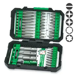 Набір біт і головок для шуруповерта 1/4" 40ед. TOPTUL GAEW4001 №1