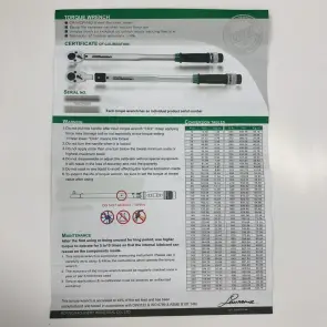 Динамометричний ключ 1/2" TOPTUL 535mm 40-210Nm ANAF1621 №5