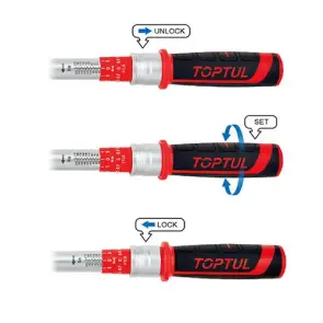 Ключ динамометричний 1/2"x525мм 40-210Nm TOPTUL ANBV1621 №2