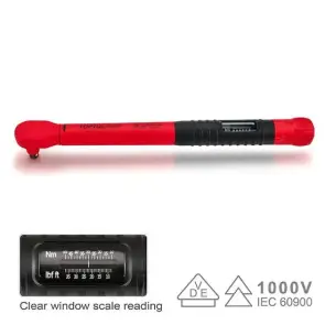 Ключ динамометричний 3/8" 10-50Nm ізольований 1000V VDE TOPTUL ANVA1205V4 №2