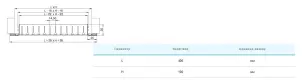 Решітка вентиляційна Вентс ОНГ 1 400х100 №3