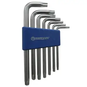 Набор ключей TORX Г-обр. с отверстием 7ед. СТАНДАРТ TKS0701 №1