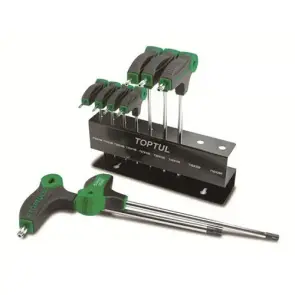 Набор ключей TORX с ручкой L-обр. TOPTUL T10-T50 9ед. GAAX0901 №1