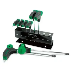 Ключі шестигранні L-образні з ручкою TOPTUL 2-10мм 8ед. GAAX0801 №1