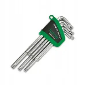 Набір Г-обр. ключів TORX T10-T50 9од. довгих TOPTUL GSN-09LS №2