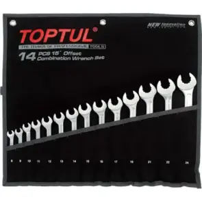 Набор комбинированных ключей 8-24 мм TOPTUL 14 шт. Dynamic GPAQ1402 №1