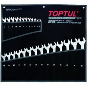 Набір ключів комбінованих 26 шт 6-32 мм TOPTUL Super-Torque GPAW2601 №1