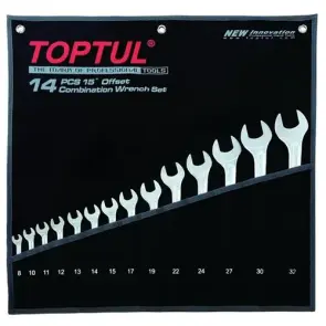 Набір ключів комбінованих 14 шт 8-32 мм TOPTUL Hi-Performance GPAX1401 №1