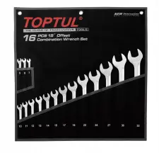 Набор ключей рожково-накидных TOPTUL 16 шт. 7-32 Hi-Performance GPAX1601