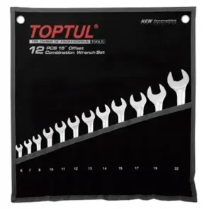Набор ключей комбинированных TOPTUL 12 шт. 6-22 Hi-Performance GPAX1202 №1