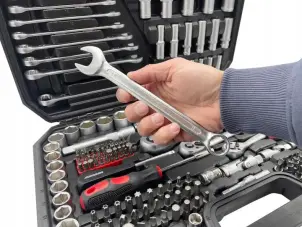 Набір інструменту комбінований 1/4",3/8",1/2" 216од. СТАНДАРТ ST-0216 №2