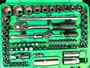Профессиональный набор автоинструмента 1/4", 1/2" 108ед. (12-гр.) TOPTUL GCAI108R1 №3