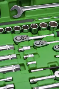 Професійний набір інструменту 1/4", 3/8", 1/2" 216од. TOPTUL GCAI216R №3