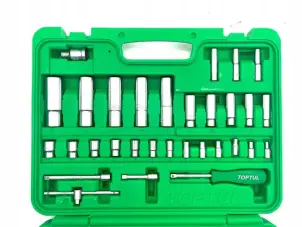 Автомобильный набор инструментов 1/4", 1/2" 108ед. (6-гр.) TOPTUL GCAI108R №3