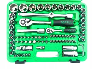 Автомобильный набор инструментов 1/4", 1/2" 108ед. (6-гр.) TOPTUL GCAI108R №4