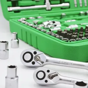 Профессиональный набор инструмента 1/4", 3/8", 1/2" 151ед. TOPTUL GCAI151R №3