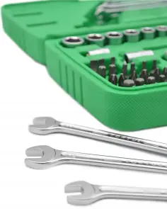 Набор инструмента TOPTUL 1/4" + ключи 49ед. GCAI4901 №4