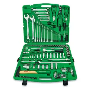 Универсальный набор инструмента 1/4", 1/2", 130ед. (12-гр.) TOPTUL GCAI130T1 №1